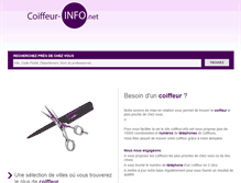 Tablet Screenshot of coiffeur-info.net